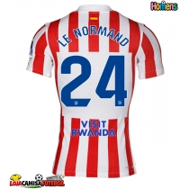 Camisa de Futebol Atletico Madrid Robin Le Normand #24 Equipamento Principal 2025-26 Manga Curta